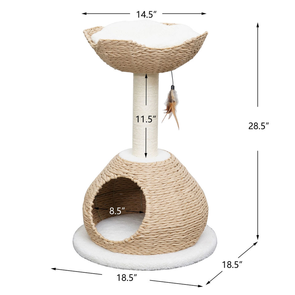 Petpals Walk Up PP2574 cat tree with size