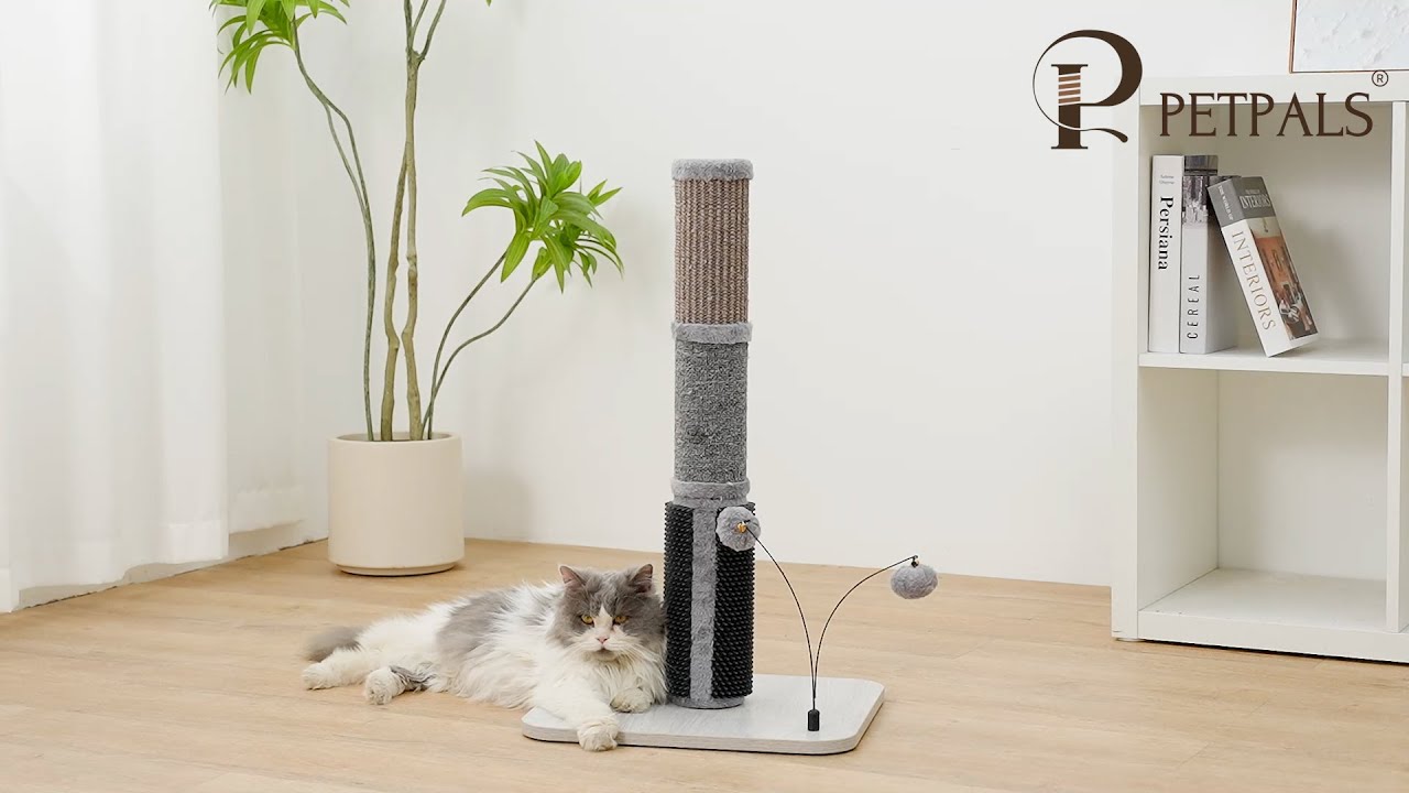 PetPals® Urbane Multi-Activity Scratching Post - The Ultimate Modern Cat Scratcher